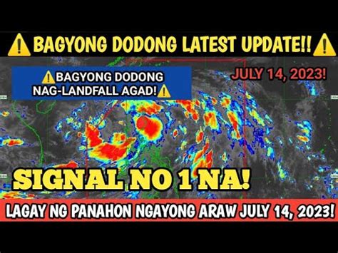 Bagyong 'Dodong' nag.